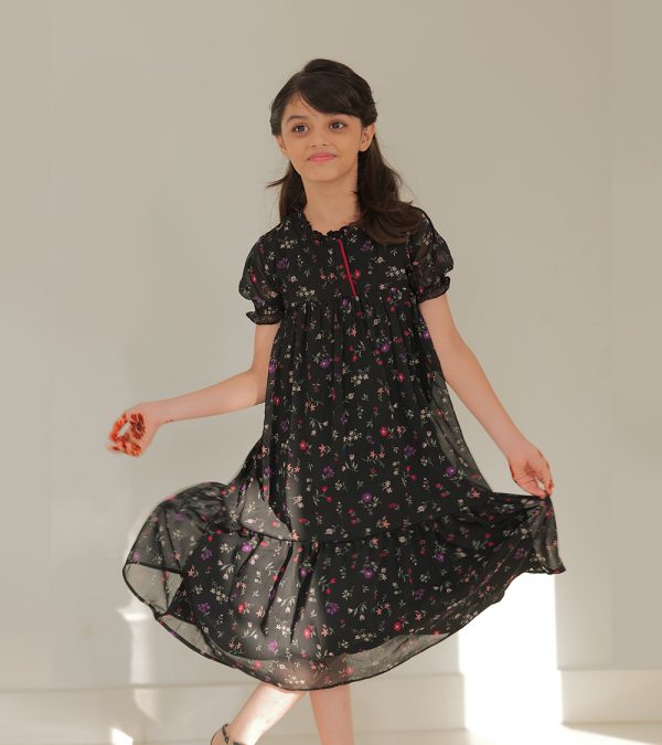 Steps Frilled Dress