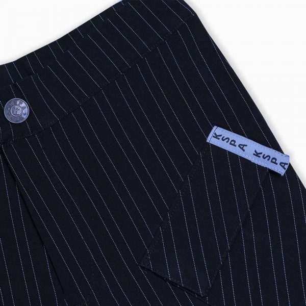 Black Striped Shorts - Image 2