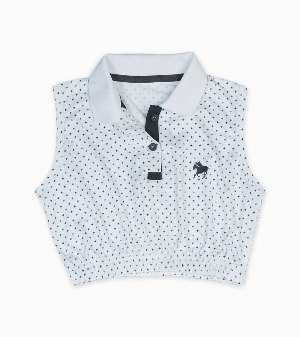 Polo White Twinkle (Crop Top)